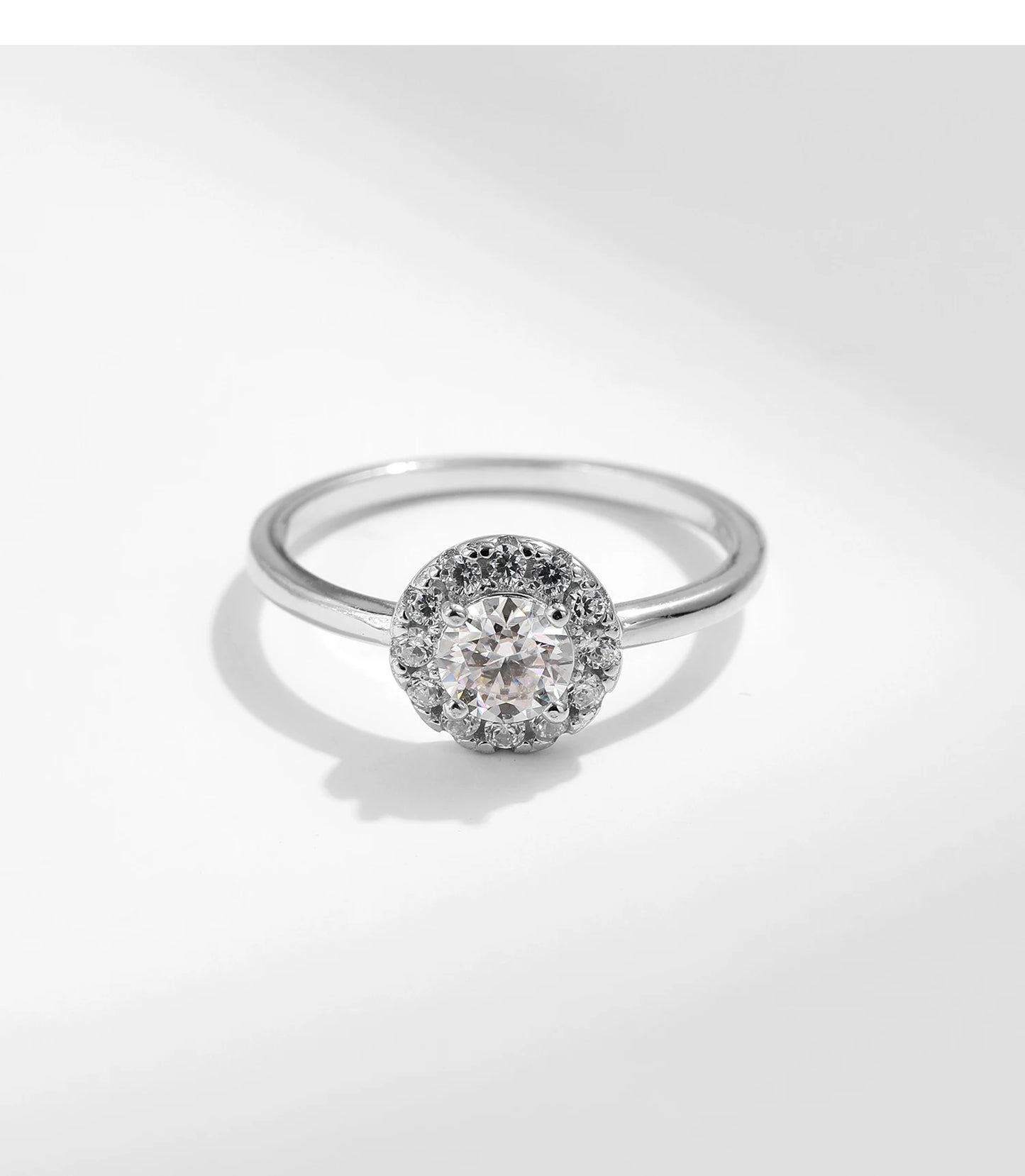 Moissanite 0.5 Carat Ring