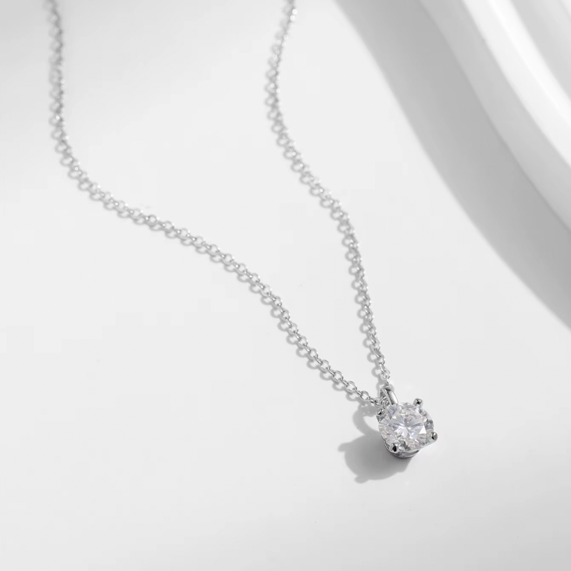 Sprankelende Lab Grown Diamant Moissaniet Hanger