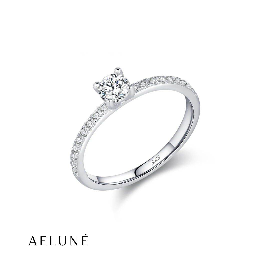 Moissanite 0.3 Carat Ring