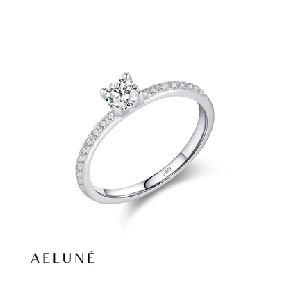 Moissanite 0.3 Carat Ring