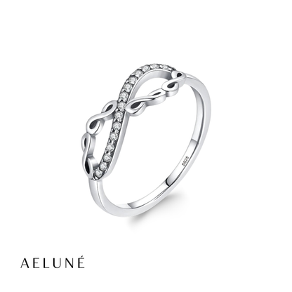 Infinity Loop Ring –  Sterling Silver