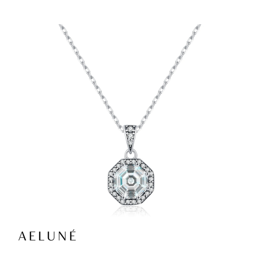 Octagon Pendant Necklace