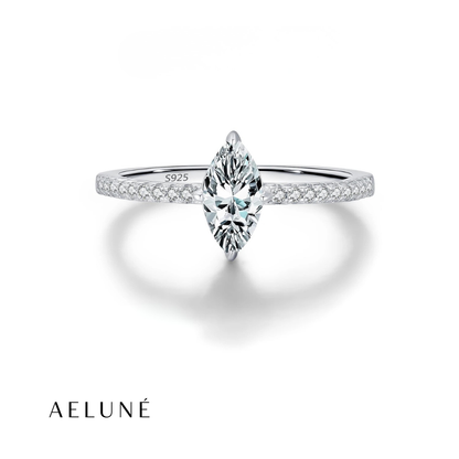 Moissanite 0.5Ct Marquise Ring