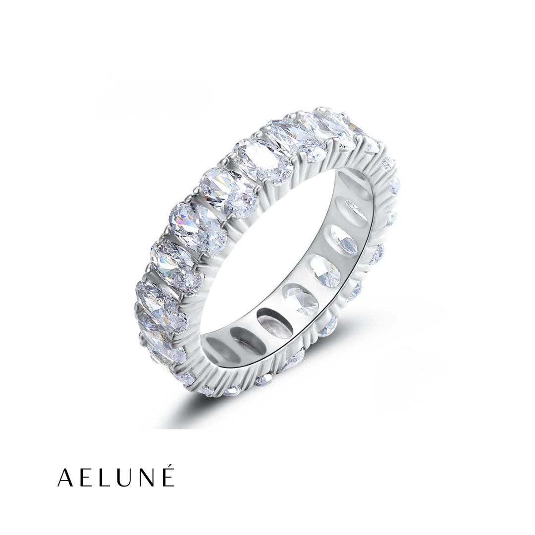 Bold Oval Infinity Ring