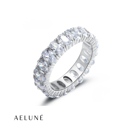 Bold Oval Infinity Ring