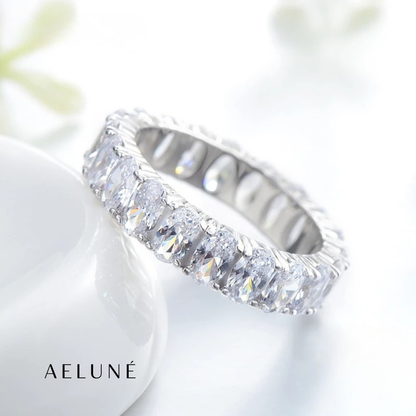 Bold Oval Infinity Ring