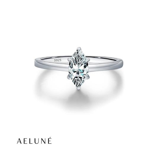 Moissanite 0.5Ct Marquise Ring
