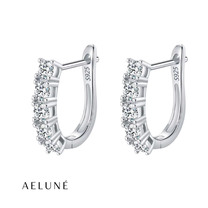 Moissanite U-Shape Earrings