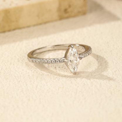 Moissanite 0.5Ct Marquise Ring