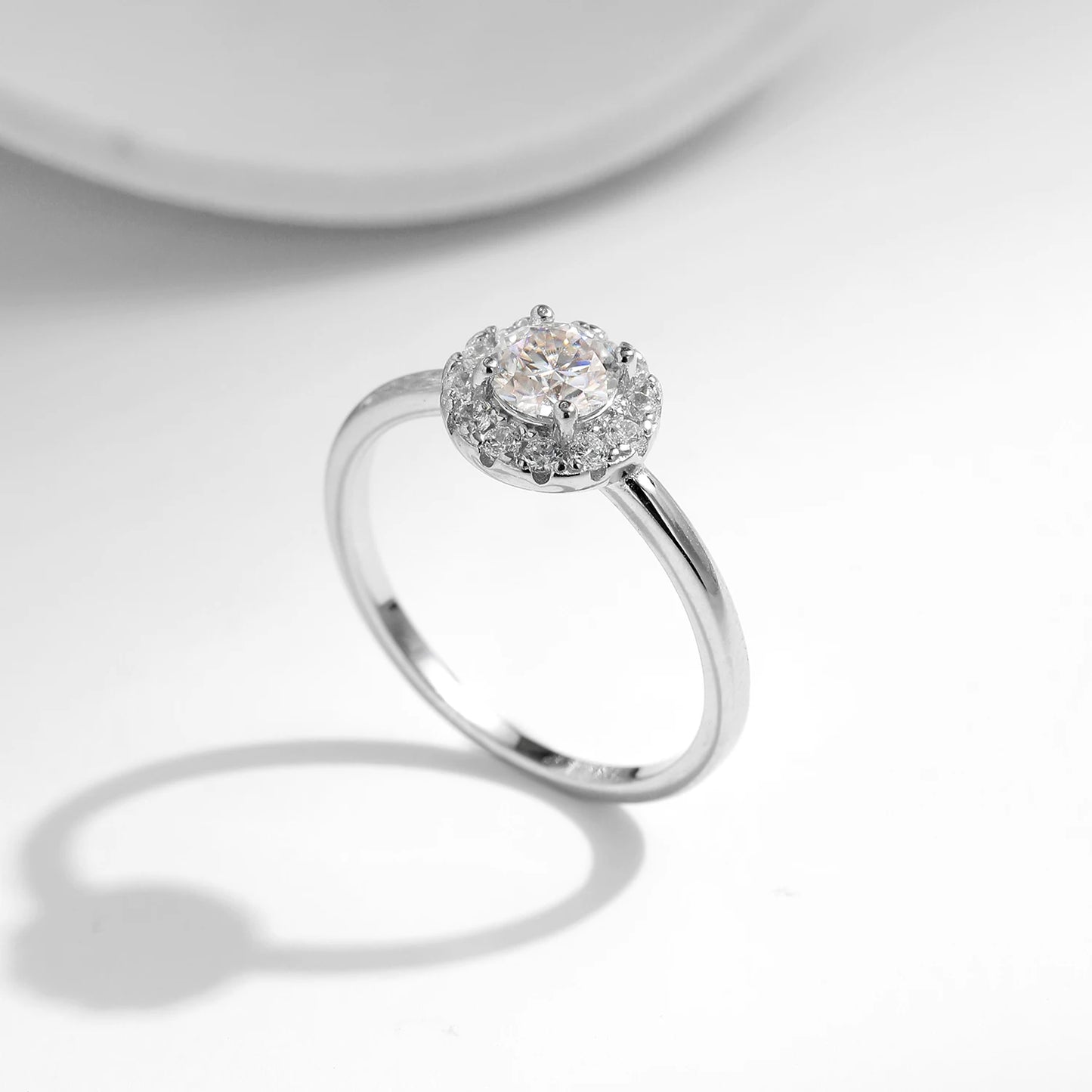 Moissanite 0.5 Carat Ring